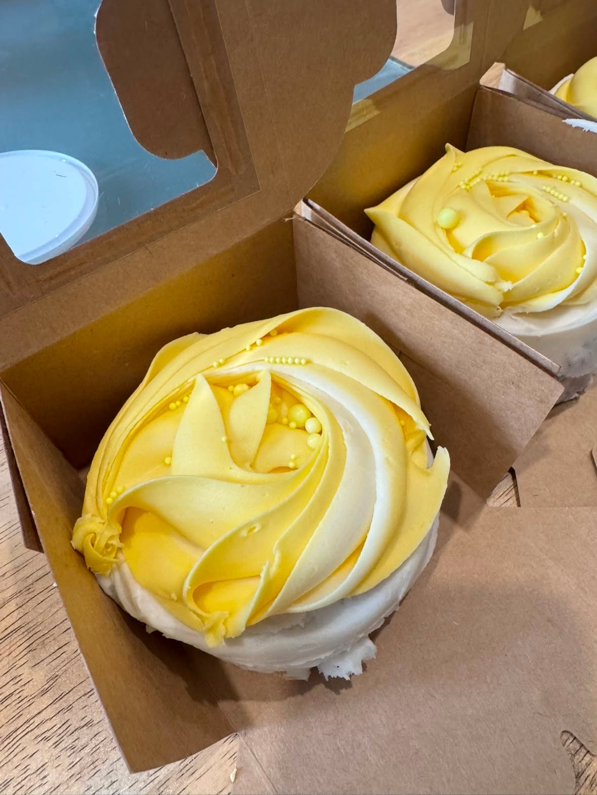 Lemon Rosette Cupcakes