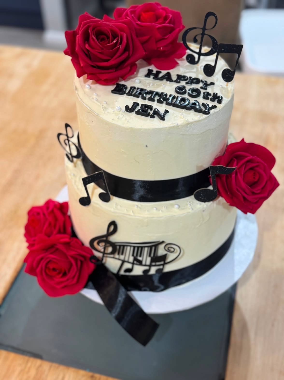 60th in Black & Cream